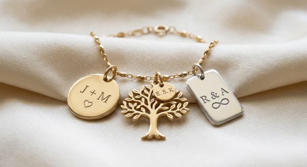 Express love with personalized family charms for jewelry